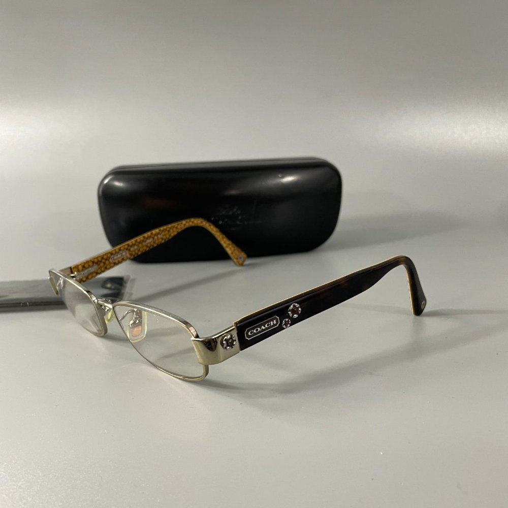 Coach Hc500 Silver-Metal Rectangular Glasses W To… - image 7